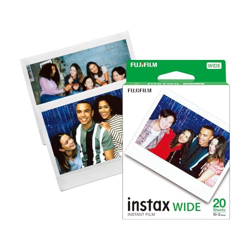 instax 富士フイルム インスタントカラーフィルム instax WIDE 2パック品(10枚入×2) INSTAX WIDE K R 2