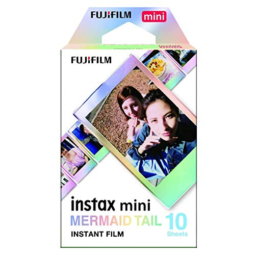 富士フイルム(FUJIFILM) インスタントカメラ チェキ用フィルム 10枚入 絵柄 (マーメイドテイル) INSTAX MINI MERMAID TAIL WW 1